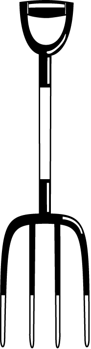 農業16-フォーク イラスト