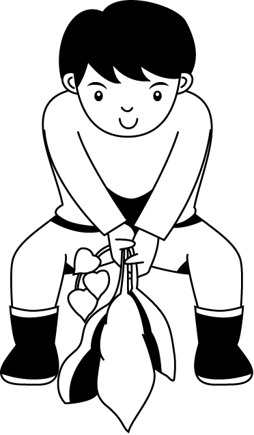 農業26-芋掘り イラスト