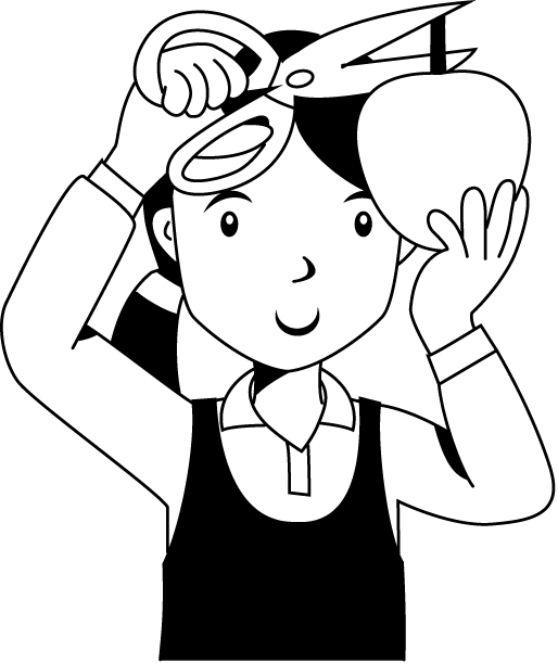 農業29-収穫 イラスト