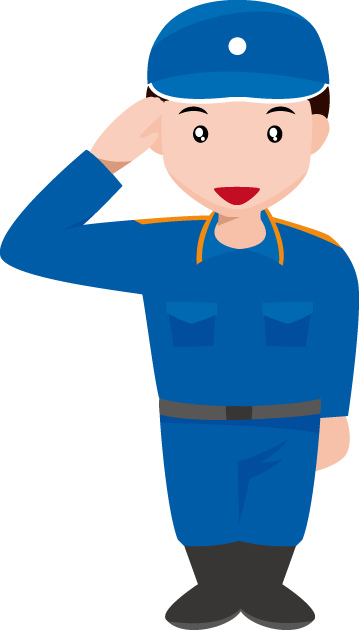 消防02-活動服 イラスト