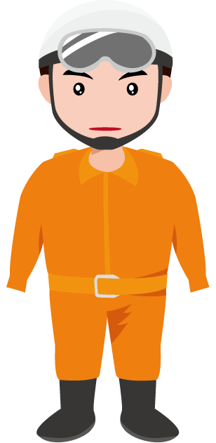 消防04-救助服 イラスト