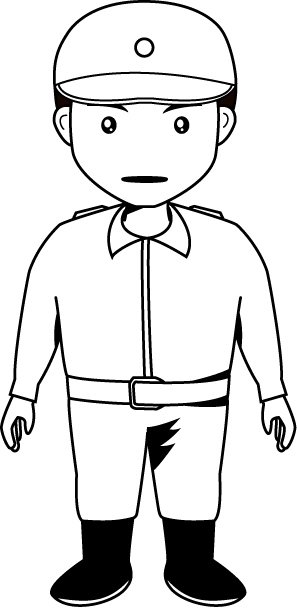 消防03-救助服 イラスト