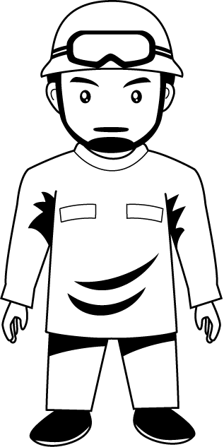 消防21-救急隊員イラスト