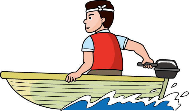 漁業10-ボート イラスト