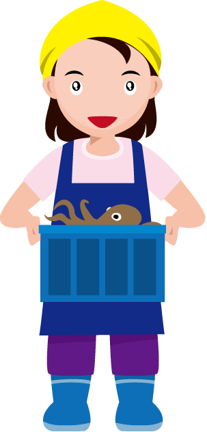 漁業26-タコ イラスト