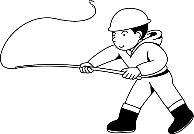 漁業11-一本釣り イラスト
