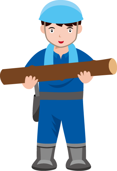 林業02-林業 イラスト