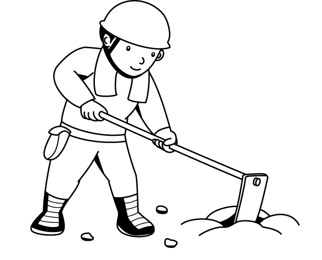 林業03-地ごしらえ イラスト