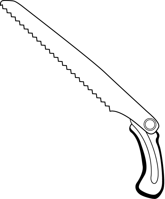 林業12-鋸 イラスト