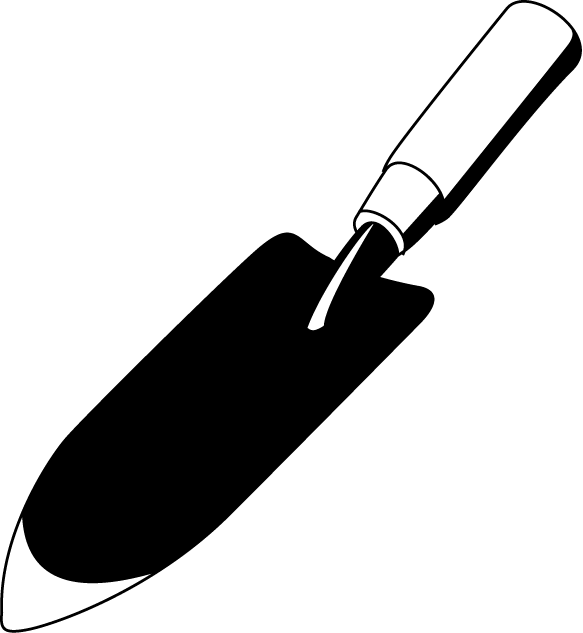 林業13-移植ごて イラスト