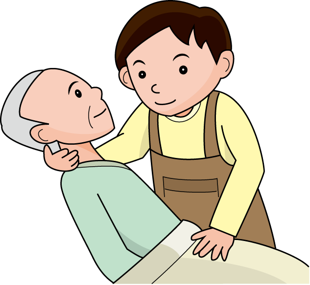 福祉11-就寝 イラスト