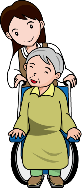 福祉12-車椅子 イラスト