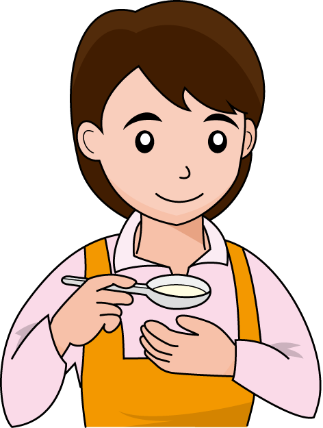 福祉20-食事介助 イラスト