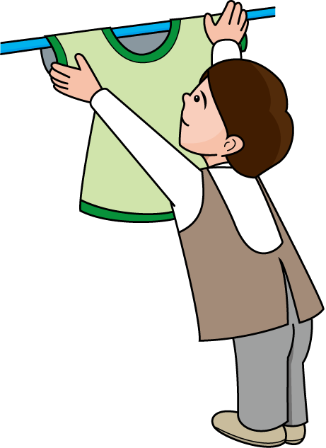 福祉27-洗濯 イラスト