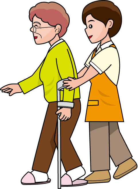 福祉28-リハビリイラスト