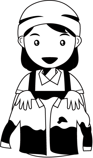 福祉08-洗濯 イラスト