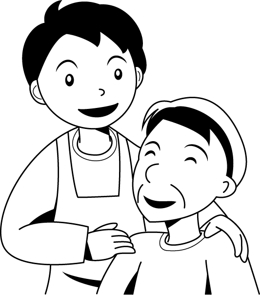 福祉09-会話 イラスト