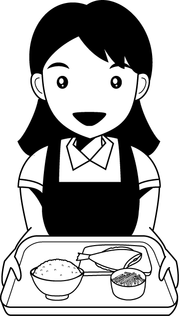 福祉13-調理 イラスト