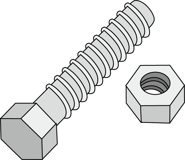 製造業15-ボルトナットイラスト