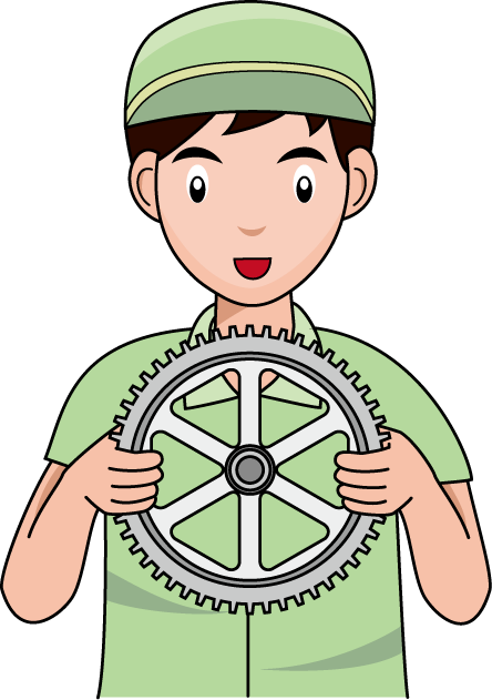 製造業16-作業員イラスト