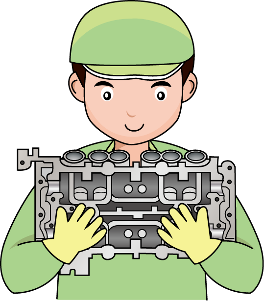 製造業20-ダイカストイラスト