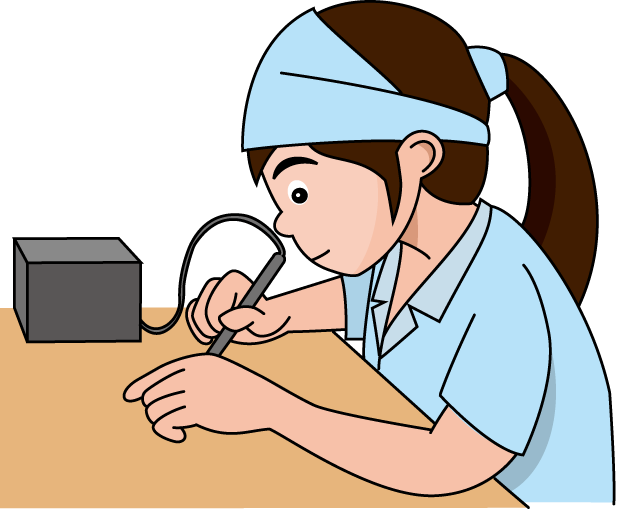 製造業21-ハンダ イラスト