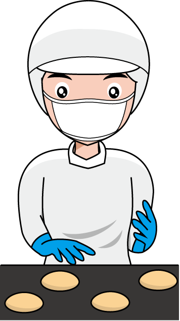 製造業27-食品工場 イラスト