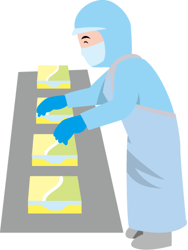 製造業29-食品工場 イラスト