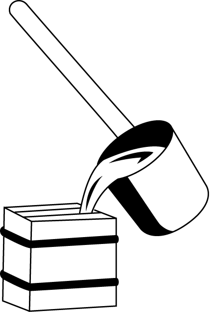 製造業02-鋳造 イラスト