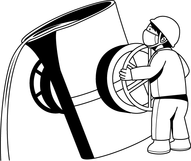 製造業04-鋳造 イラスト