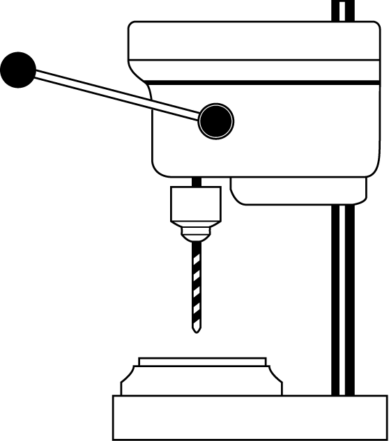製造業08-旋盤 イラスト
