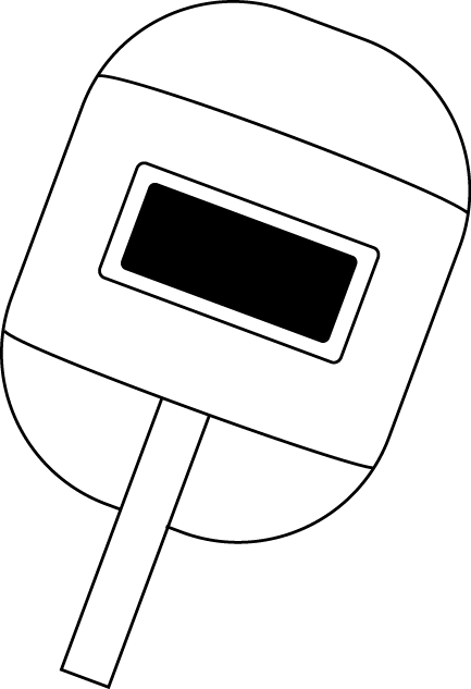 製造業13-溶接マスク イラスト