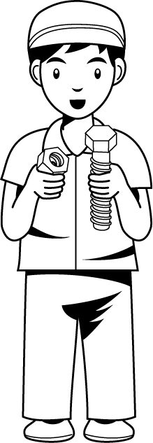 製造業14-作業員イラスト