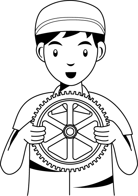 製造業16-作業員イラスト