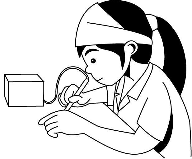 製造業21-ハンダ イラスト