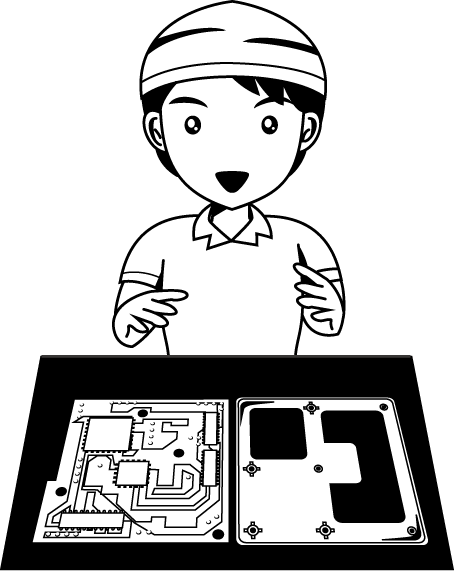 製造業24-電子機器 イラスト