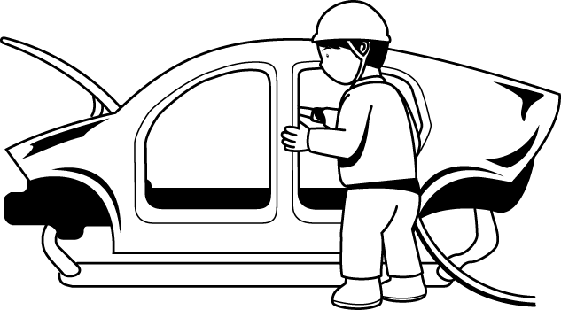 製造業26-自動車工場 イラスト
