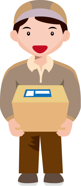 運送業05-宅配便 イラスト