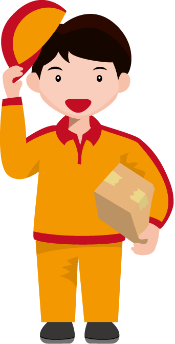運送業06-宅配便 イラスト