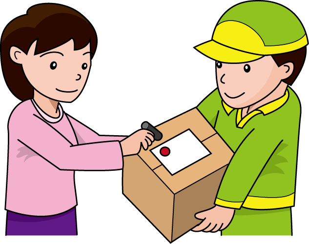 運送業09-捺印 イラスト