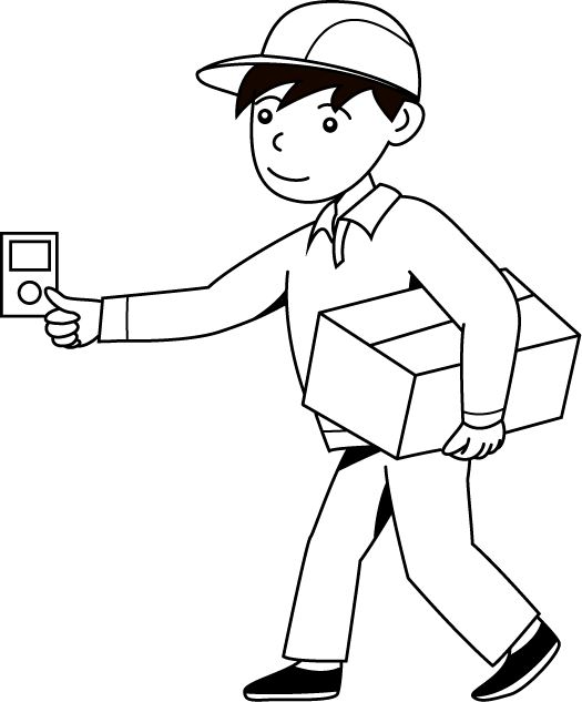 運送業02-宅配便 イラスト