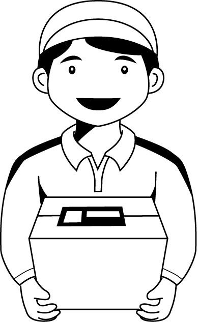 運送業04-宅配便 イラスト