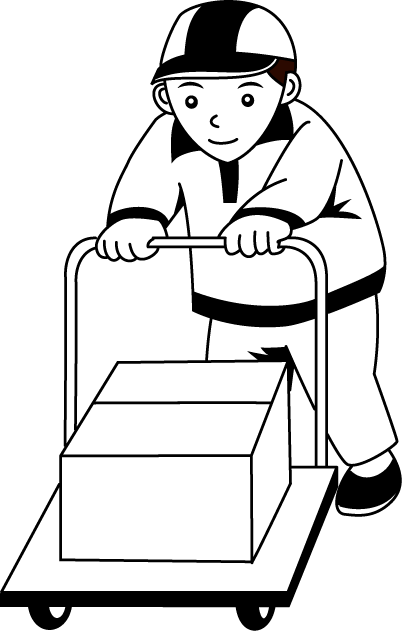 運送業07-宅配便 イラスト