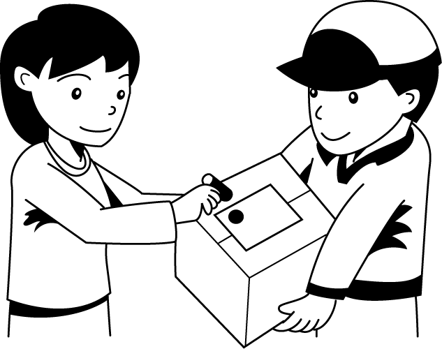 運送業09-捺印 イラスト