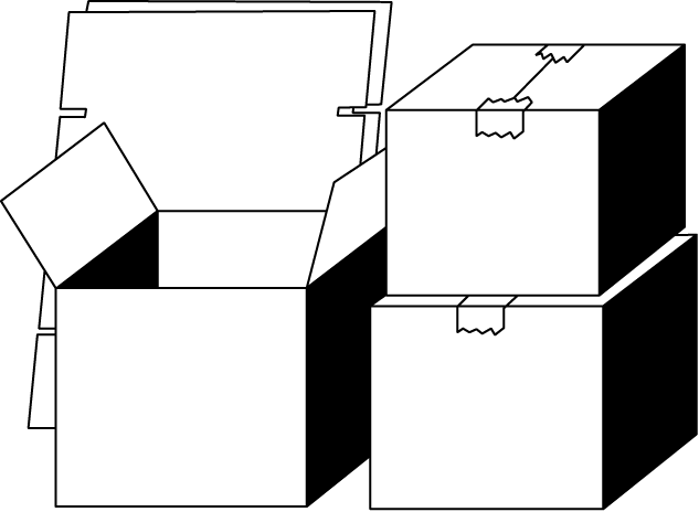 運送業16-段ボール イラスト