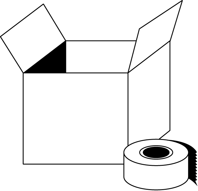 運送業17-段ボール イラスト