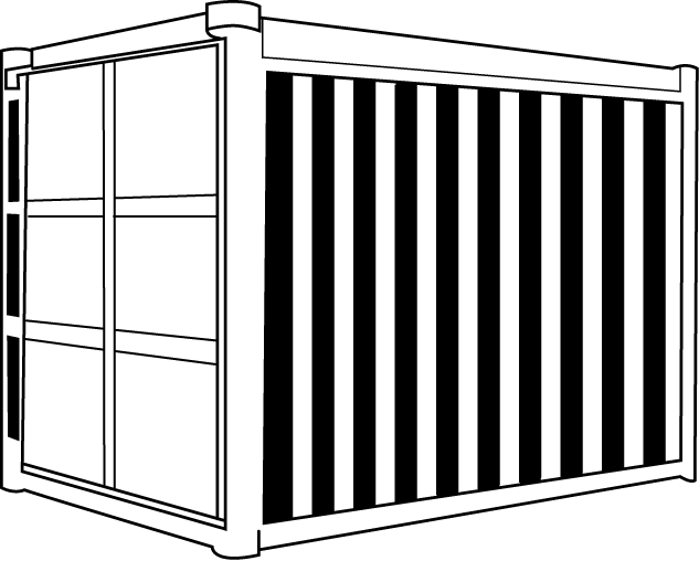 運送業20-コンテナ イラスト