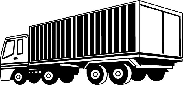 運送業23-トレーラーイラスト