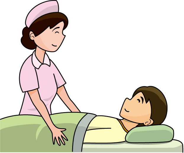 医療23-ベッド イラスト