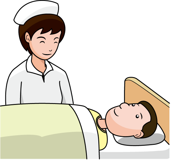 医療24-ベッド イラスト